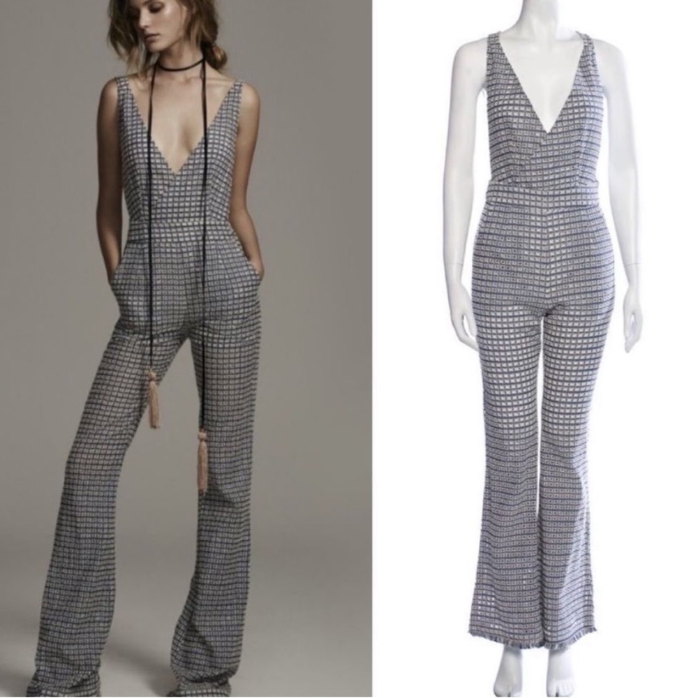 We Are Kindred Pants & Jumpsuits Weare Kindred Liv 70s Style Flare Leg Jumpsuit
